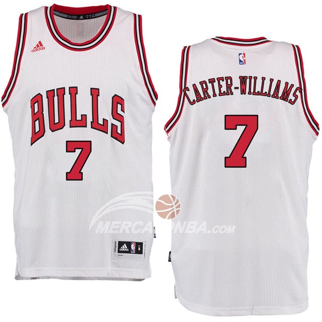 Maglia NBA Carter Willams Chicago Bulls Blanco